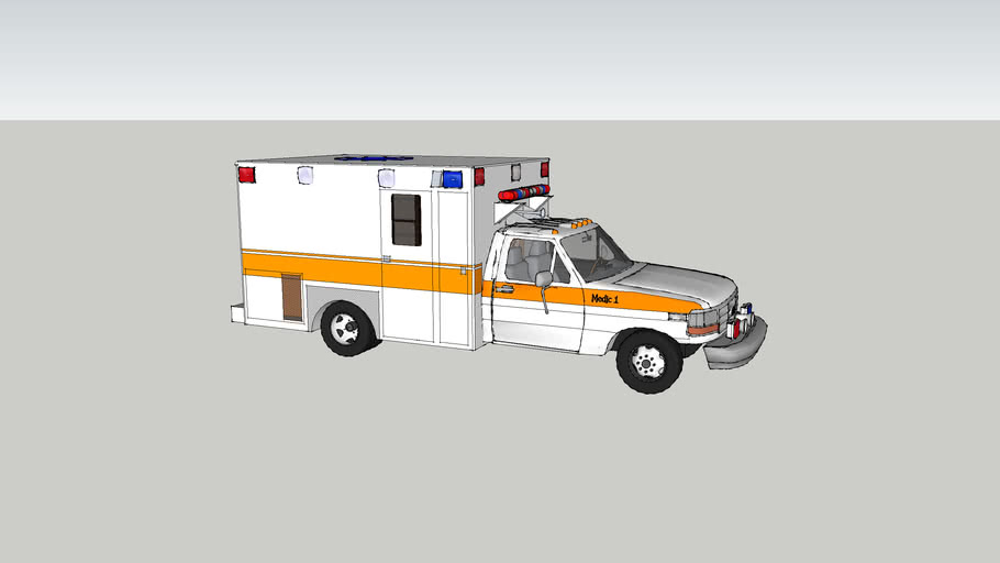 ambulance type l  ford f350 model 1994