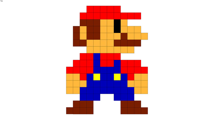 Mario Pixels | 3D Warehouse