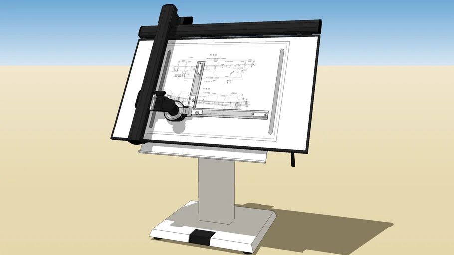 MUTOH Drarfter(Drawing board) 3D Warehouse