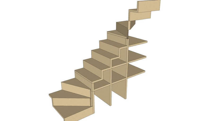 Prefabriken.se compact stairs | 3D Warehouse