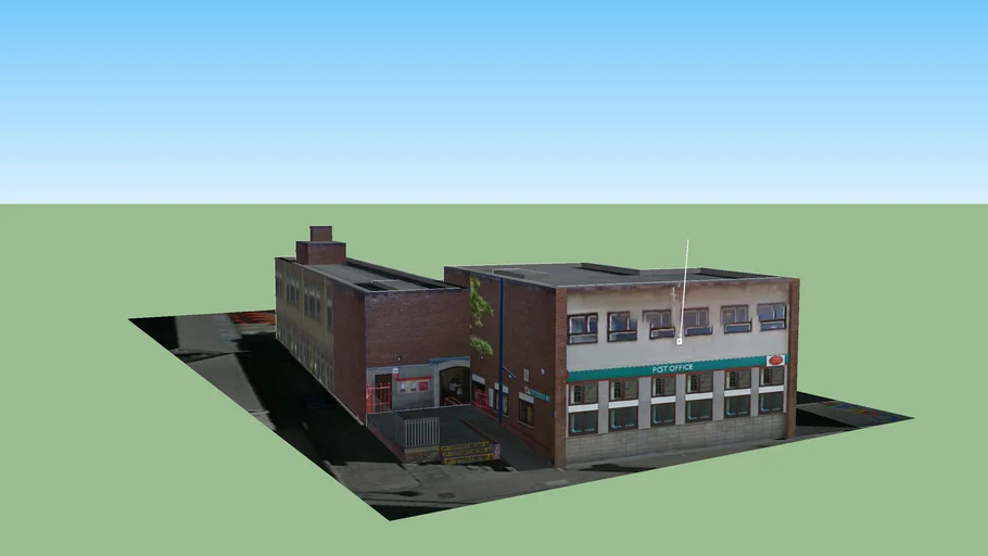 1618 New Row, Coleraine Main Post Office 3D Warehouse