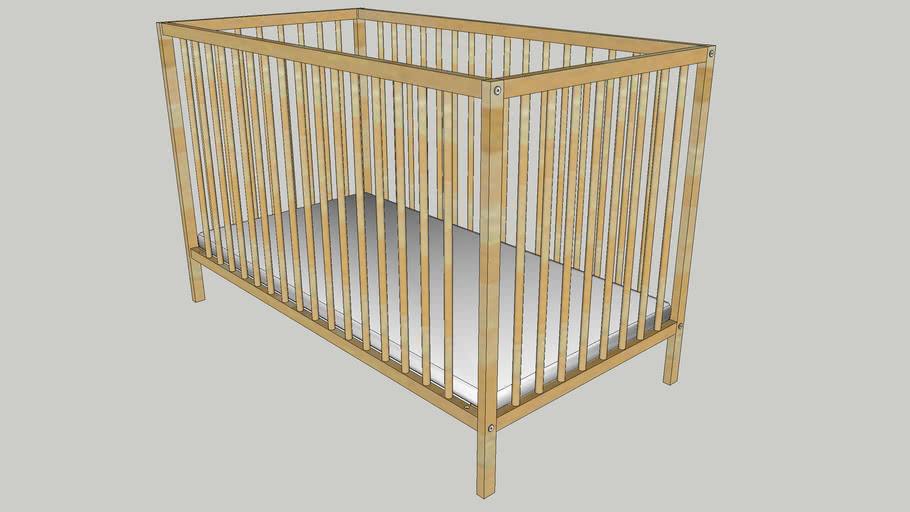 IKEA SNIGLAR Cot Babybed 3D Warehouse