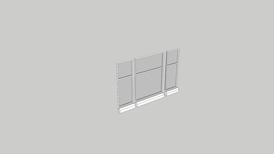 3 window | 3D Warehouse