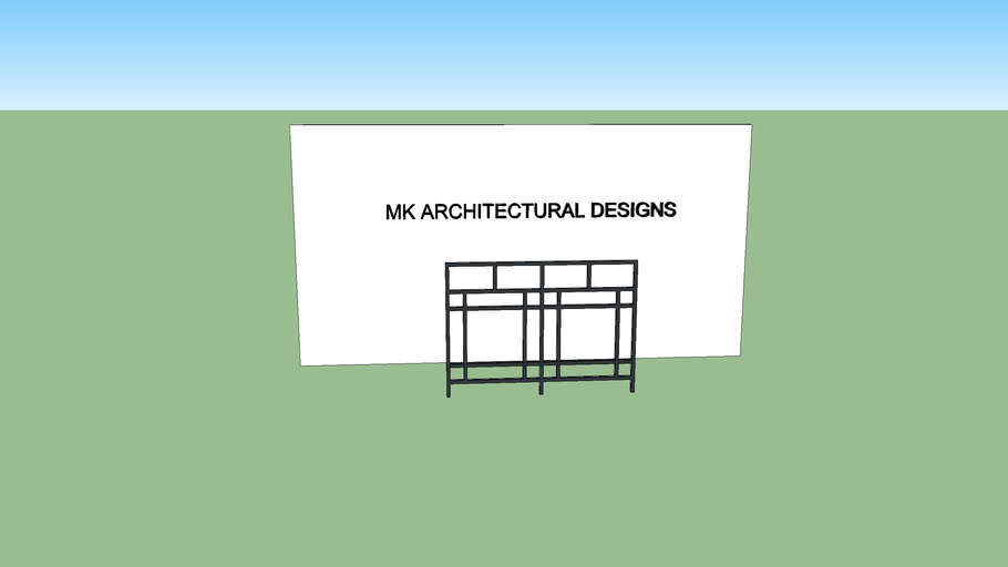 STEEL RAILING (MK ARCHITECTURAL DESIGNS) | 3D Warehouse