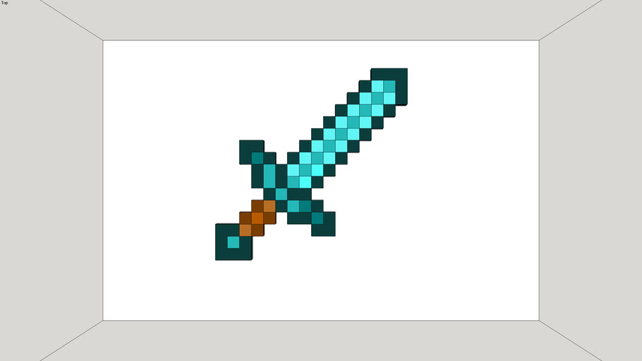 Minecraft Diamond Sword 3d Warehouse