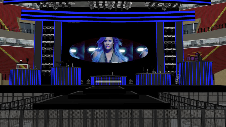 Neon Lights tour 3D Warehouse