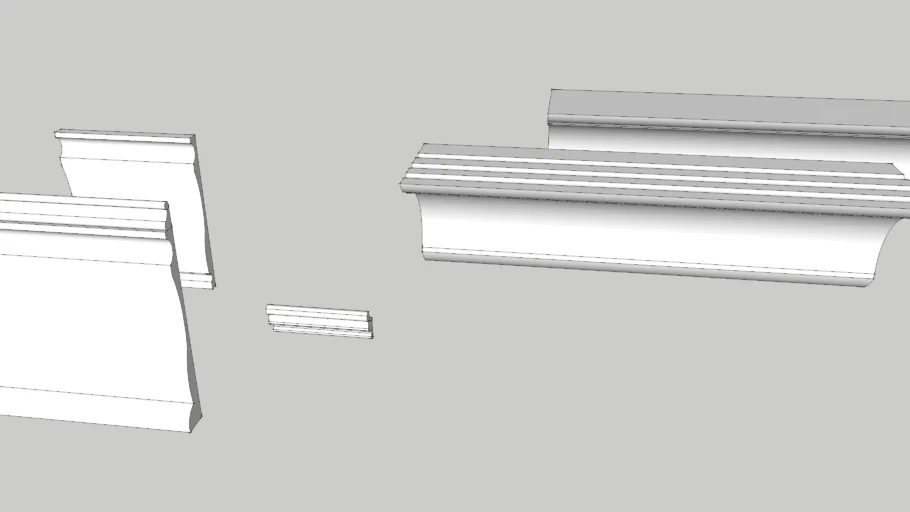 mopboard, quarter round, crown molding, plate rail, picture rail