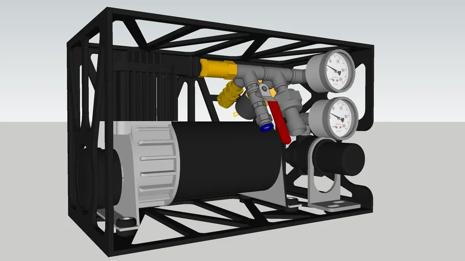 FRC Supercompact Pneumatics System | 3D Warehouse