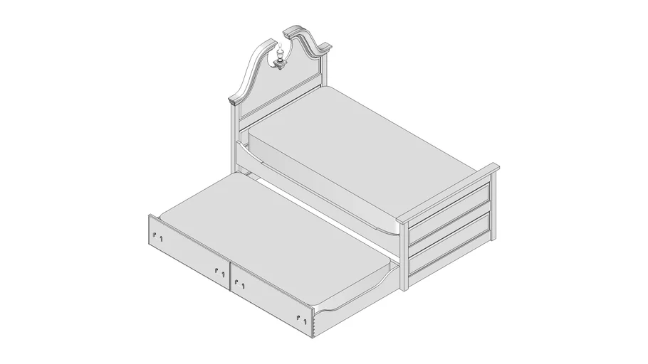 Trundle Bed 3D Warehouse