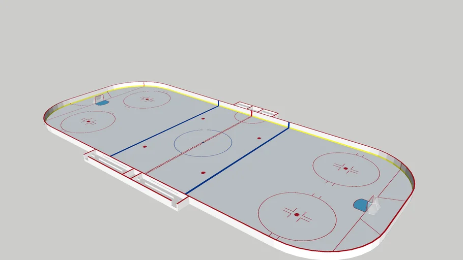 NHL Regulation Rink | 3D Warehouse