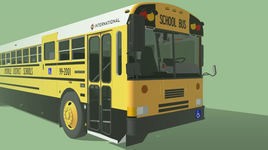 2001 International FE (school bus | 3D Warehouse