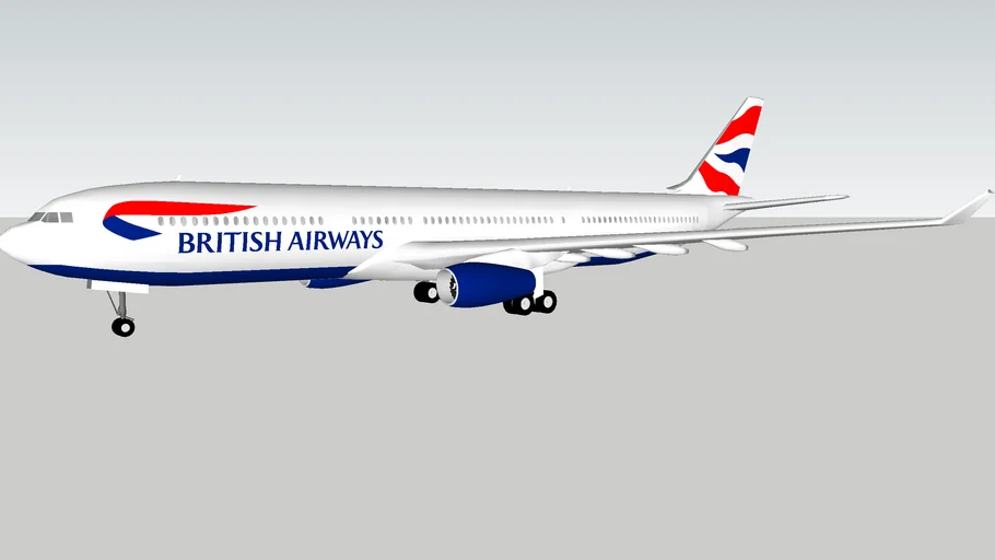 British Airways Airbus A330-343X | 3D Warehouse