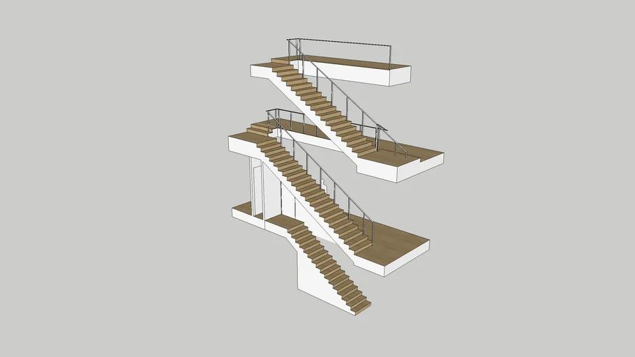 O'Hare Stair Design | 3D Warehouse