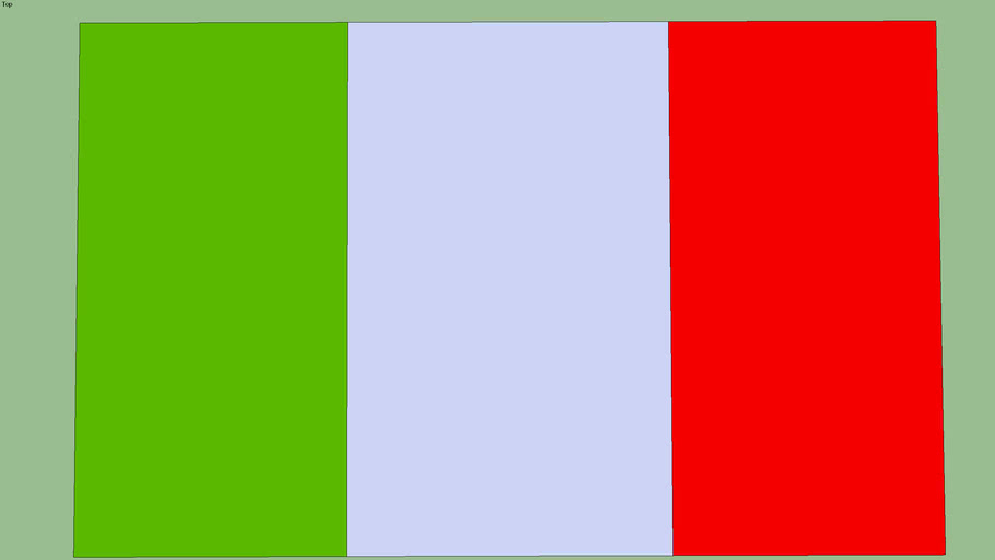 drapeau italien | 3D Warehouse