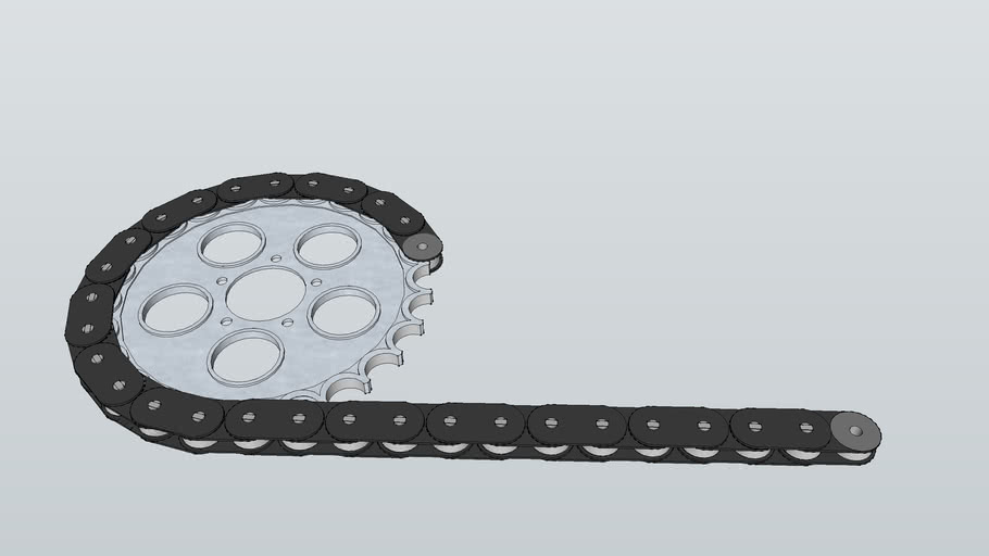 sprocket with chain 3D Warehouse