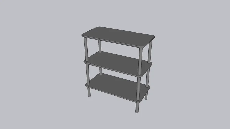 Affix S_Shelves_Cool Grey | 3D Warehouse