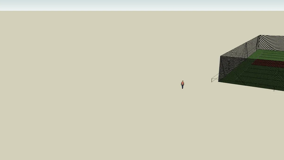 Regulation NPPL paintball field 3D Warehouse