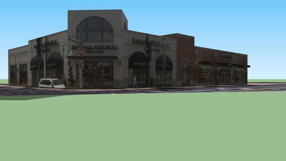 Atlantic City Outlets The Walk 3D Warehouse