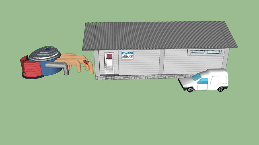 Microempresa Industrial 3D Warehouse