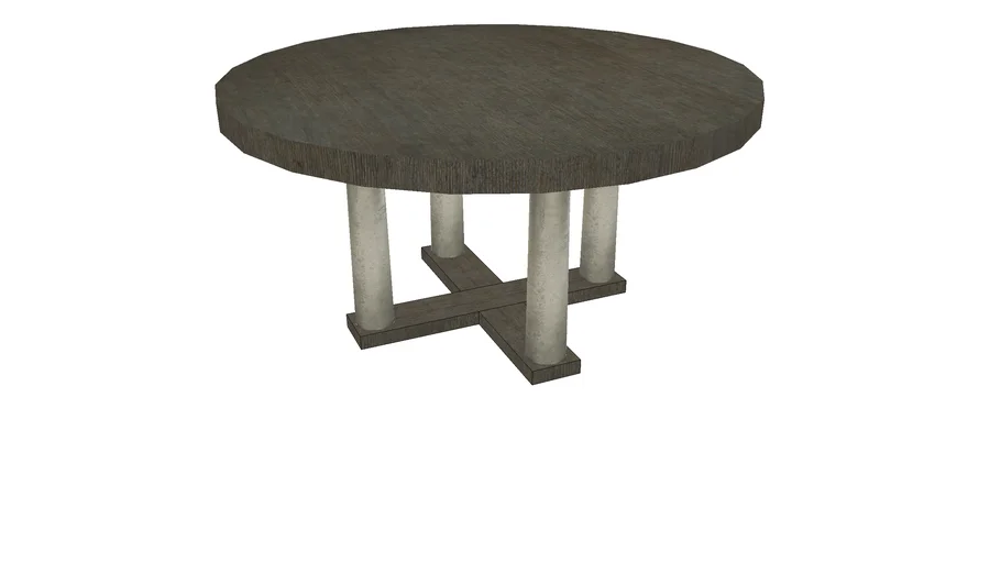 Bernhardt Linea Round Dining Table 3D Warehouse