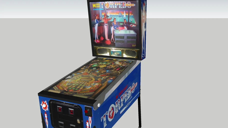 Torpedo Alley pinball machine 3D Warehouse