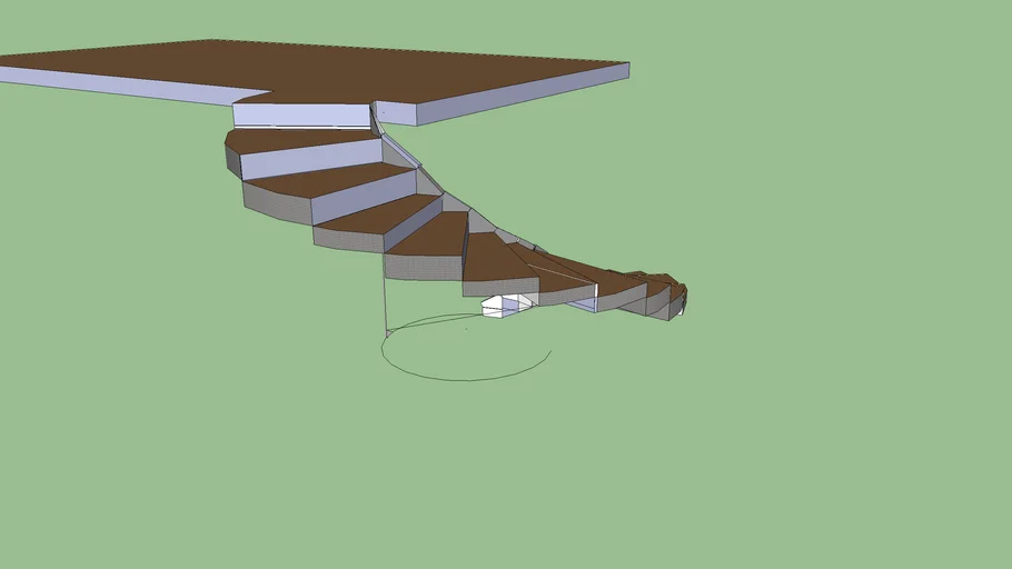 spiral staircase 3d model | 3D Warehouse
