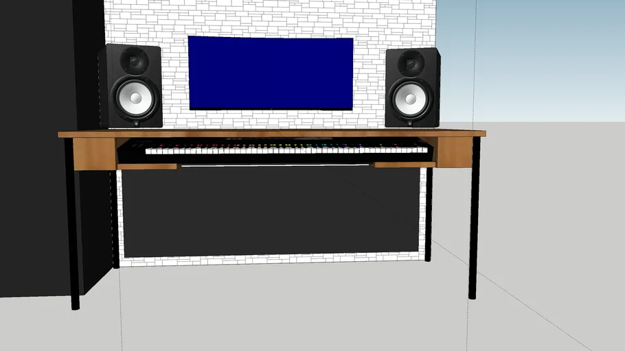 Home Studio Desk - - 3D Warehouse