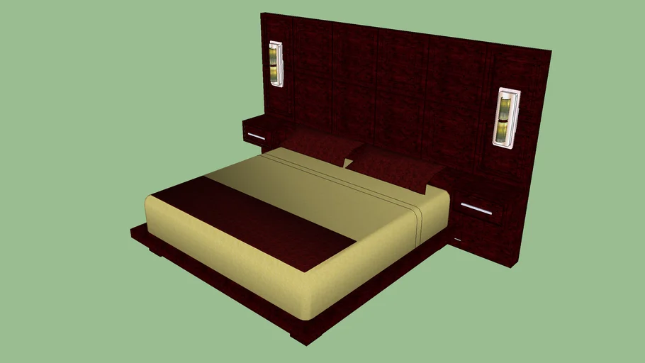 bed-set-wall-rvr-rn-3d-warehouse