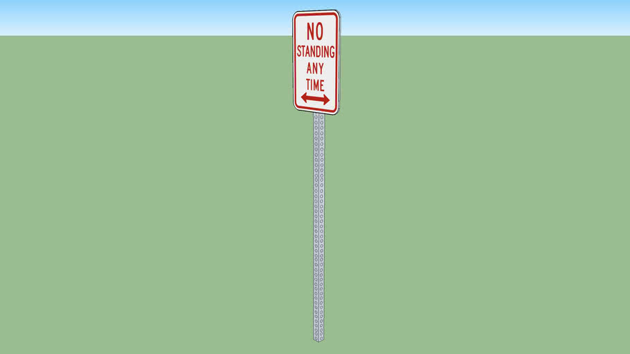 no-standing-sign-3d-warehouse