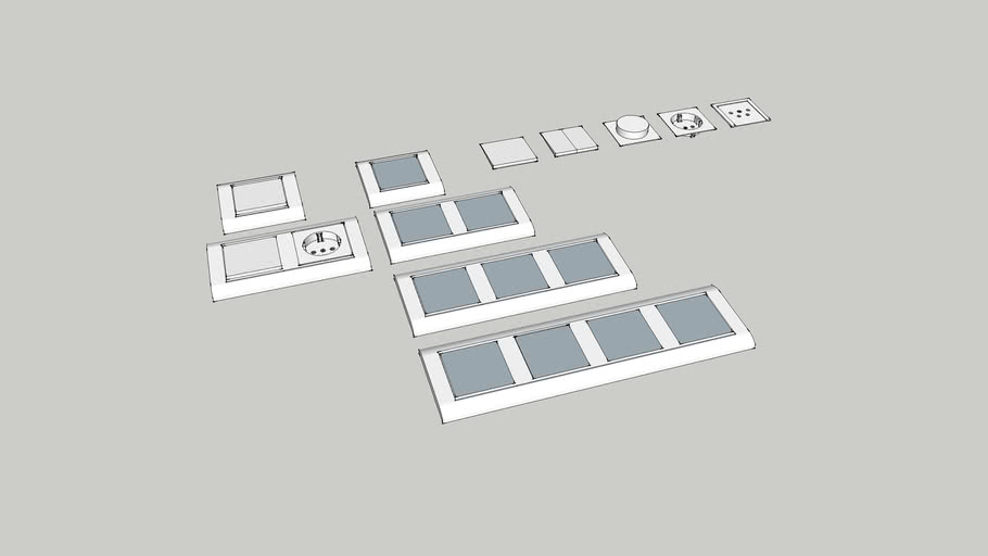 sockets, power points, light switches Netherlands 3D Warehouse