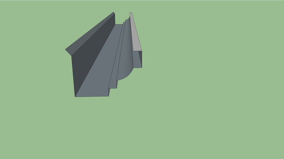 spanish flushing gutter 3D Warehouse