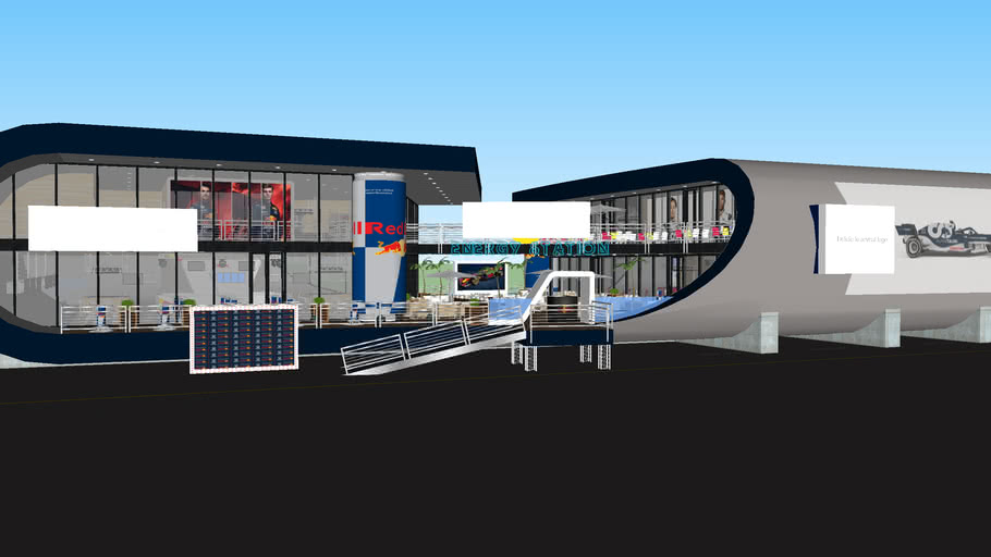 Concept Racing Paddock Hospitality Unit | 3D Warehouse