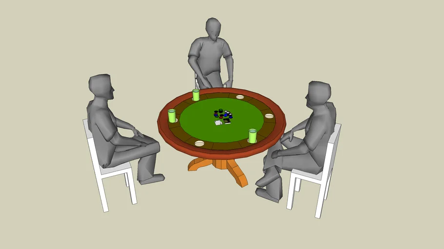 Poker table 3D Warehouse