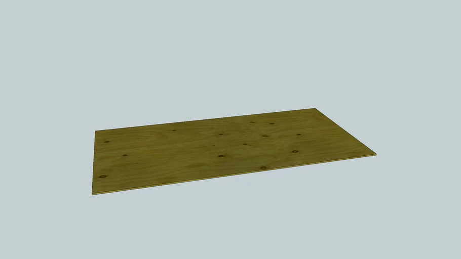 plywood 4x8x1/2 3D Warehouse