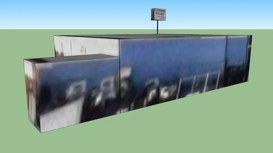 Paint Shop in Los Angeles, CA, USA 3D Warehouse