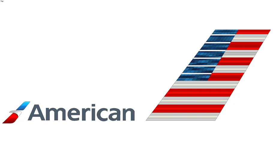 American Airlines logo | 3D Warehouse