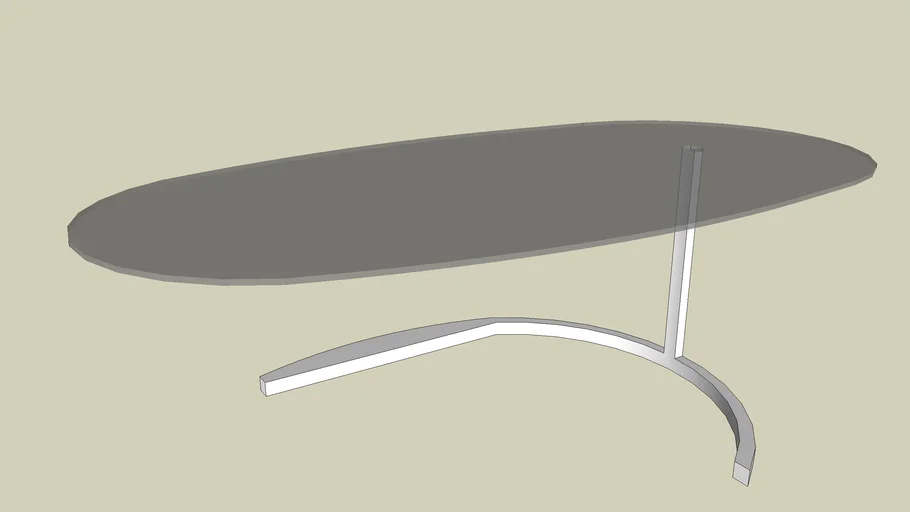 glass table | 3D Warehouse