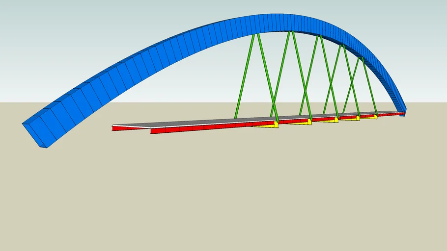 Steel Arch Bridge 3D Warehouse