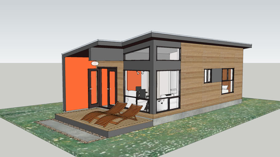 modern small house plans 3d