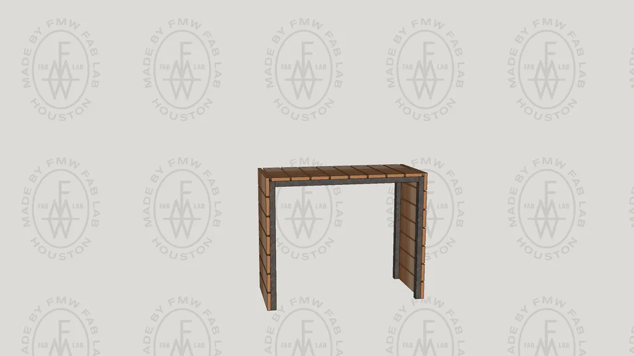 19.101.3.15b - Roastery Table b - 37 IN | 3D Warehouse