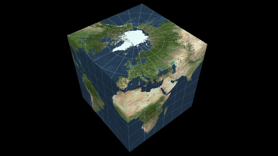 Планета земля квадрат. Куб земли. Кубическая земля. Квадратная Планета земля. Кубическая модель земли.