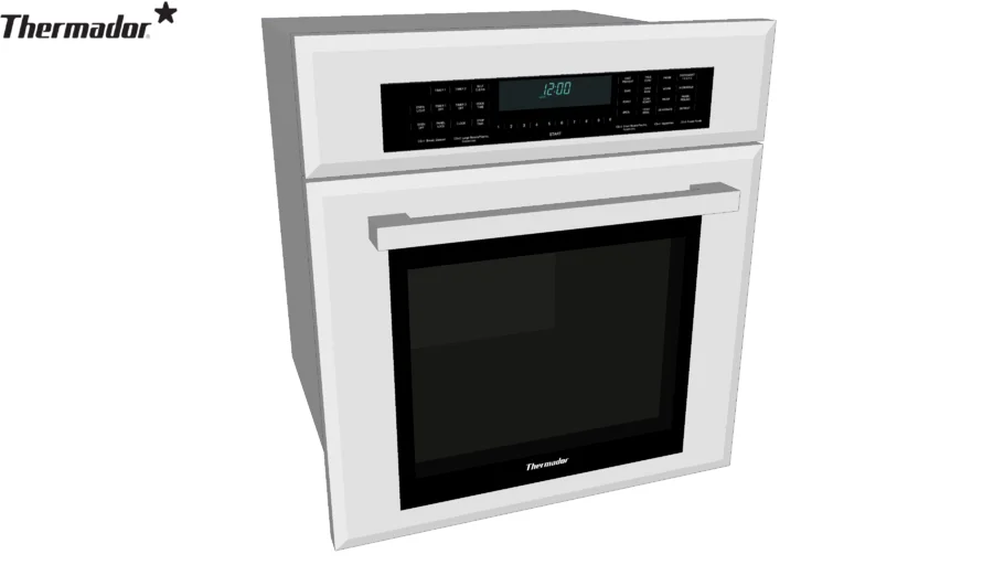 Thermador Built-in Ovens 27inch single MED271JS | 3D Warehouse