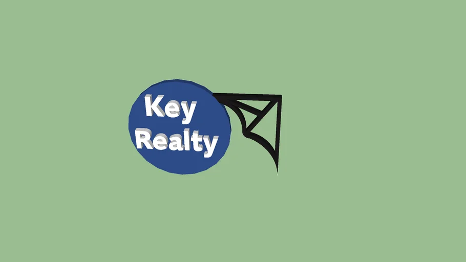 Key Realty Sign, Historic Version 3D Warehouse