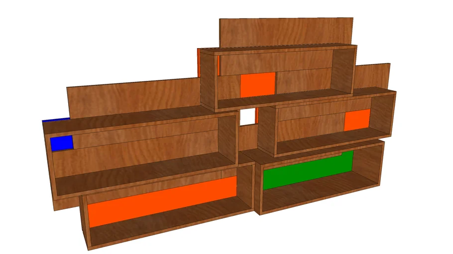 Stapelregal stack shelf DIY 3D Warehouse