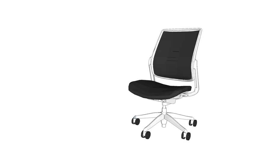 Ergonomic Mesh Back Office Chair, Diffrient Smart