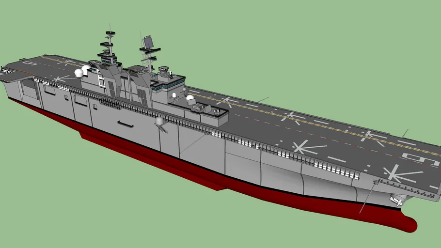 USS LHA 6 America class amphibious assault ship アメリカ級強襲揚陸 