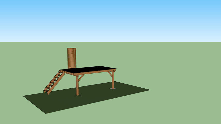 terrasse sur pilotis | 3D Warehouse