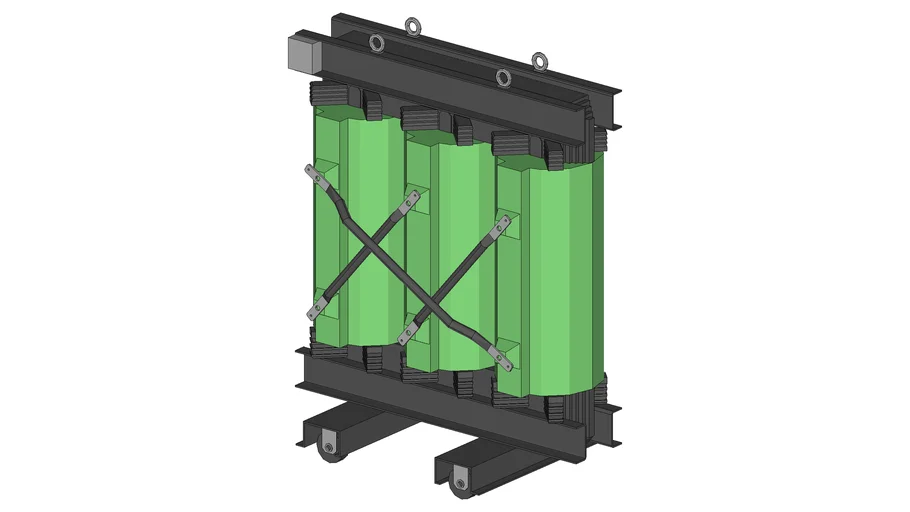 1600kVA Electrical Transformer 3D Warehouse