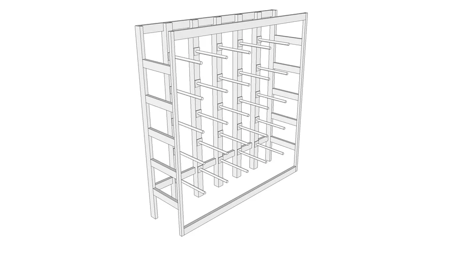 Lumber Rack | 3D Warehouse