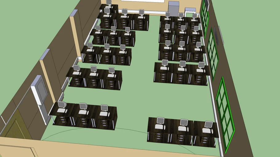 Plano Aula de informatica O.L.B | 3D Warehouse